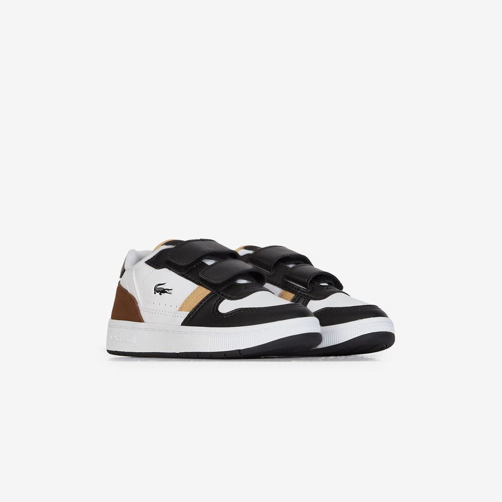 Lacoste T-Clip Set - Blanc/noir/marron