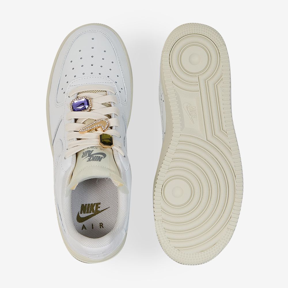 Nike Air Force 1 Low Jewel - Blanc/or