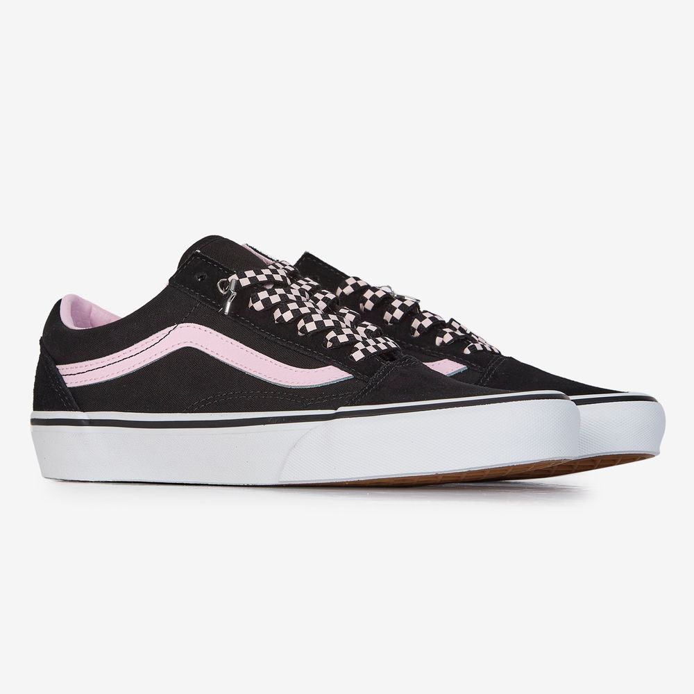 Vans Old Skool Charms - Noir/rose