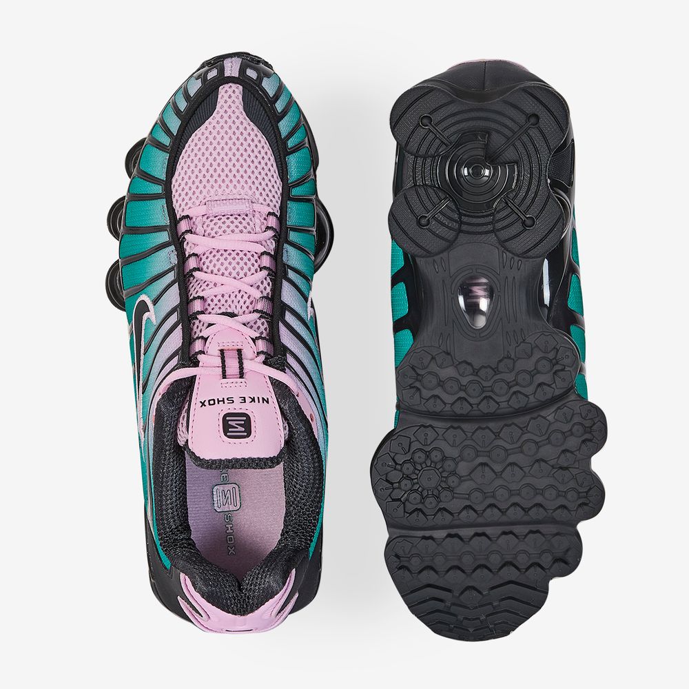 Nike Shox Tl - Vert/rose