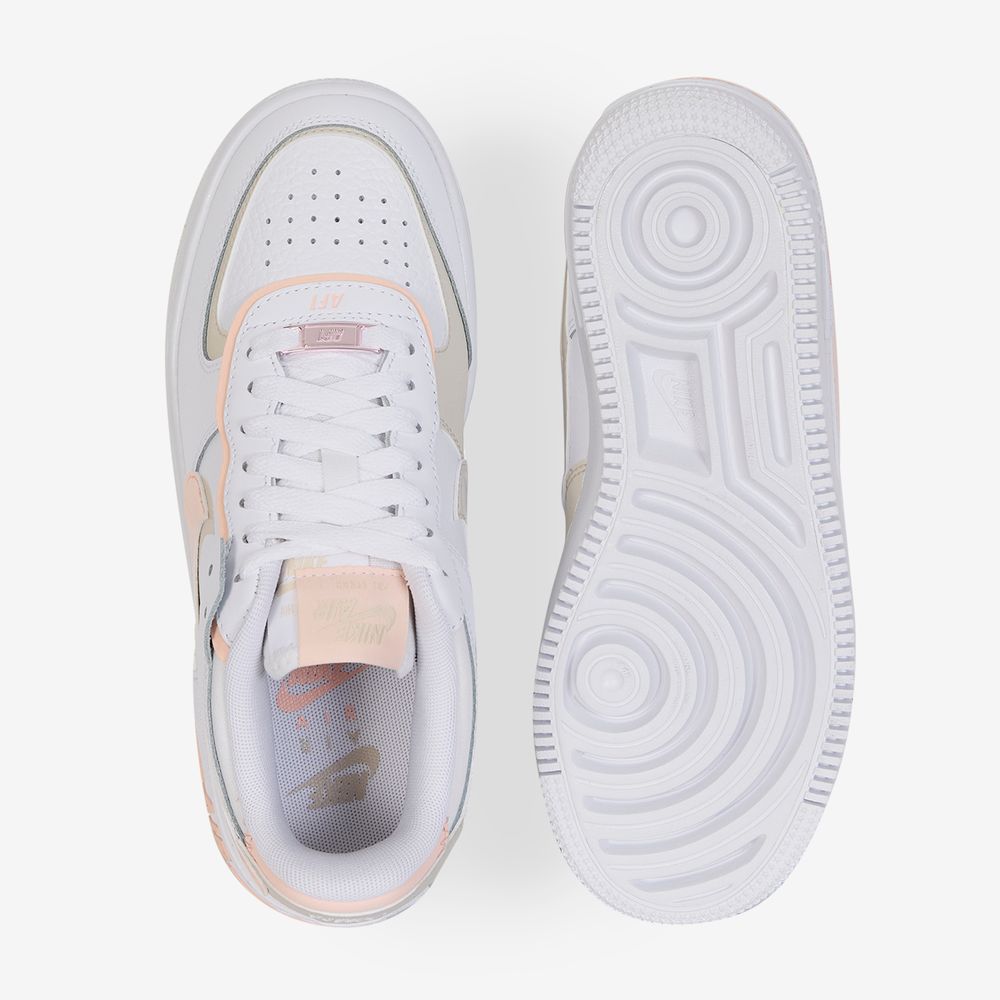 Nike Air Force 1 Shadow - Blanc/corail