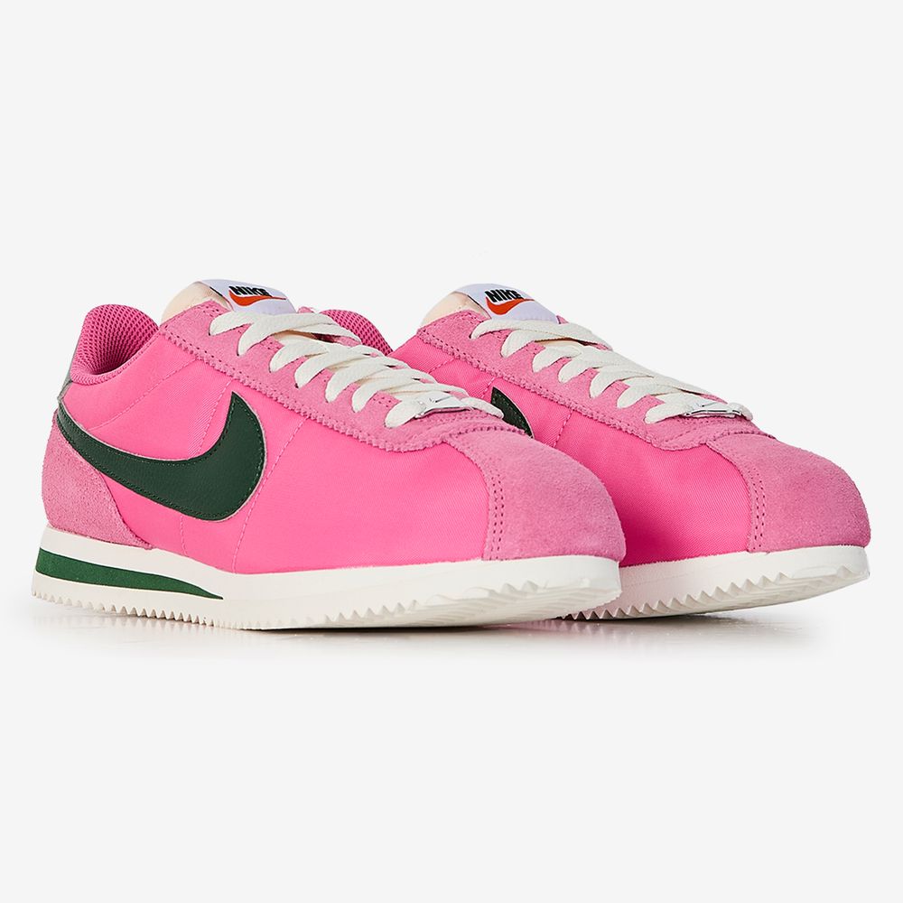 Nike Cortez Nylon - Rose/vert