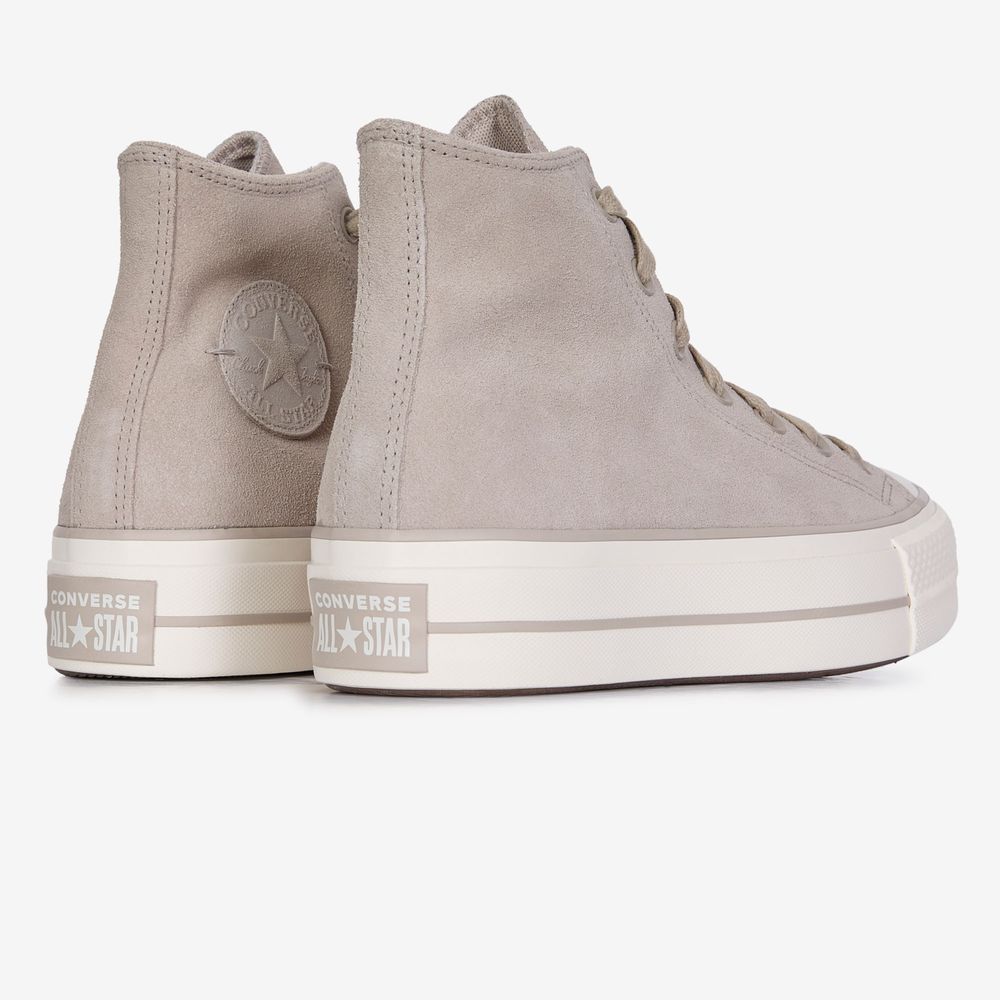 Converse Chuck Taylor Lift Hi Suede - Beige