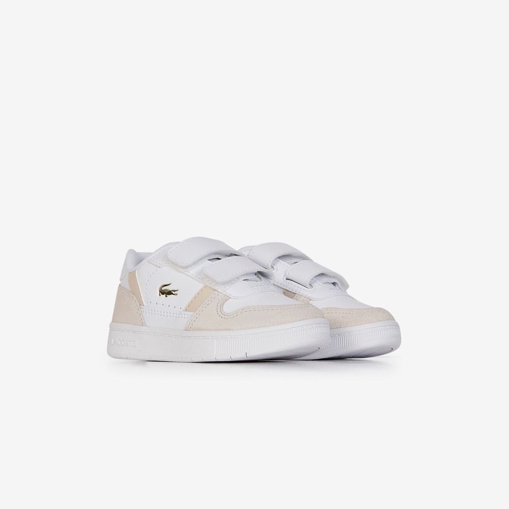 Lacoste T-Clip - Blanc/beige