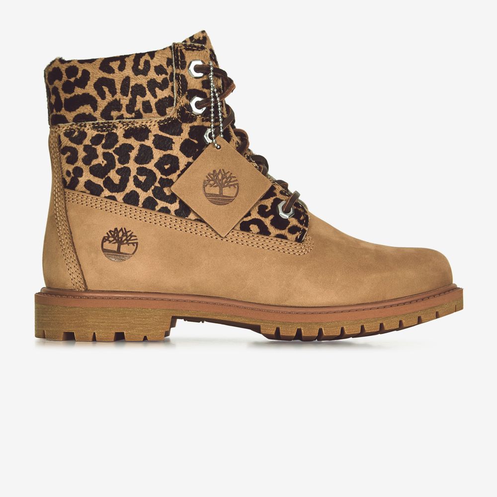 Timberland 6 Inch Cheetah - Beige/noir