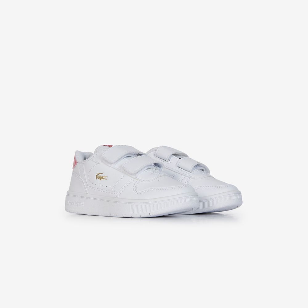 Lacoste T-Clip Set Monogram - Blanc/rose