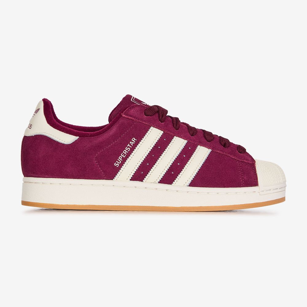 Adidas Originals Superstar II Suede - Bordeaux/blanc