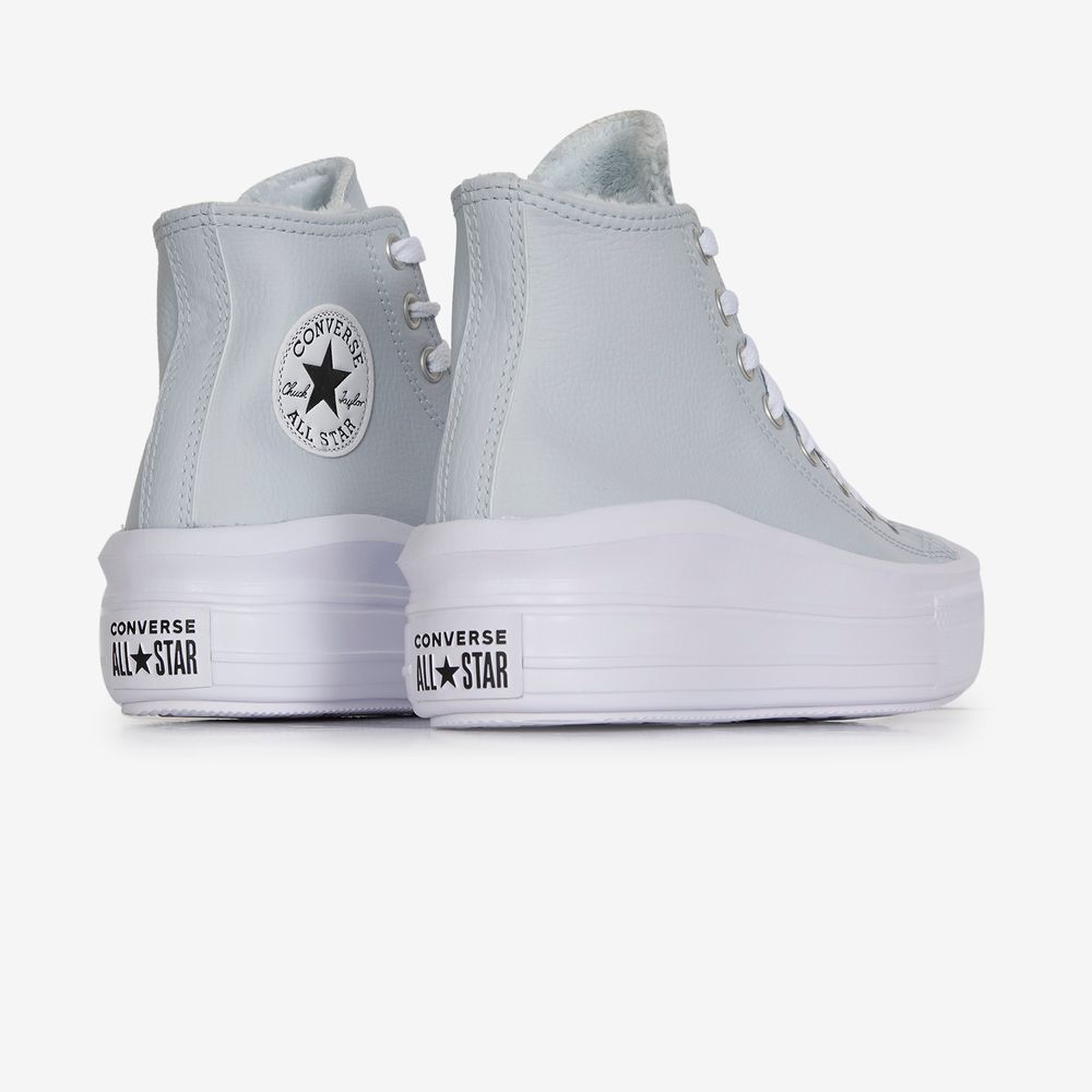 Converse Chuck Taylor All Star Move Hi Cozy - Bleu/blanc