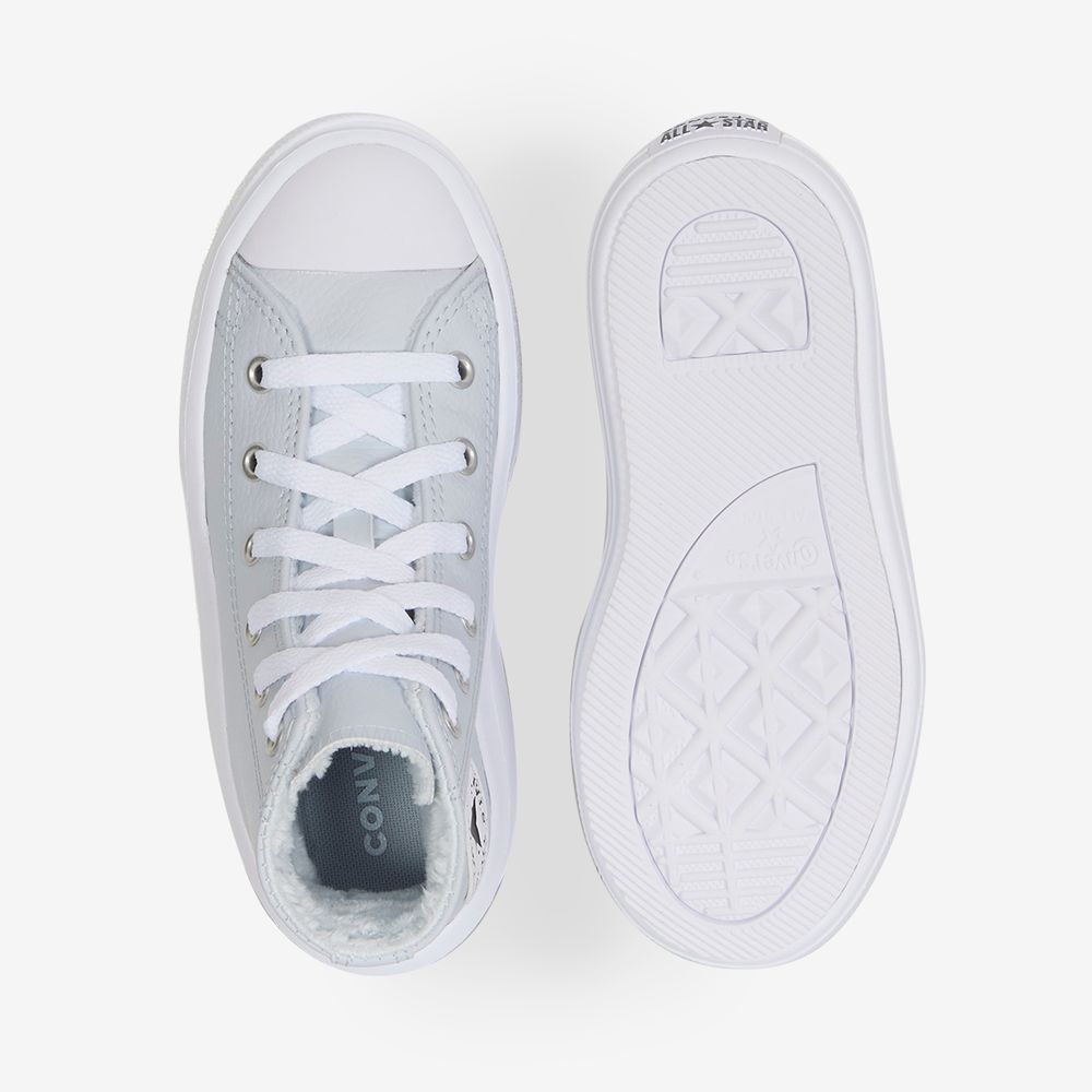Converse Chuck Taylor All Star Move Hi Cozy - Bleu/blanc