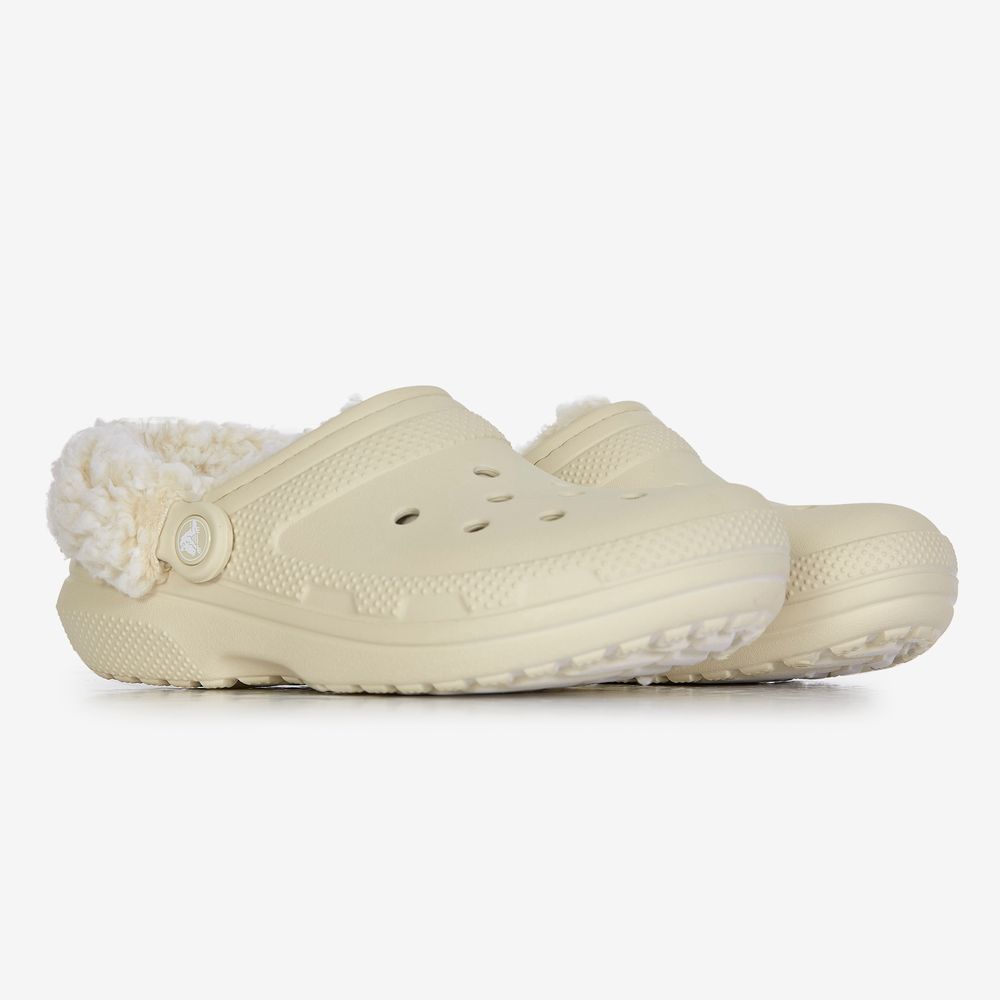 Crocs Fleece Lined Clog - Blanc
