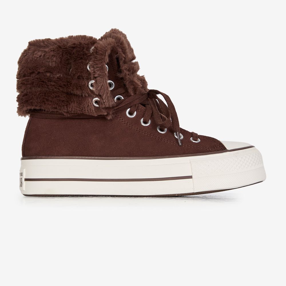Converse Chuck Taylor Fold-Over Lift - Marron