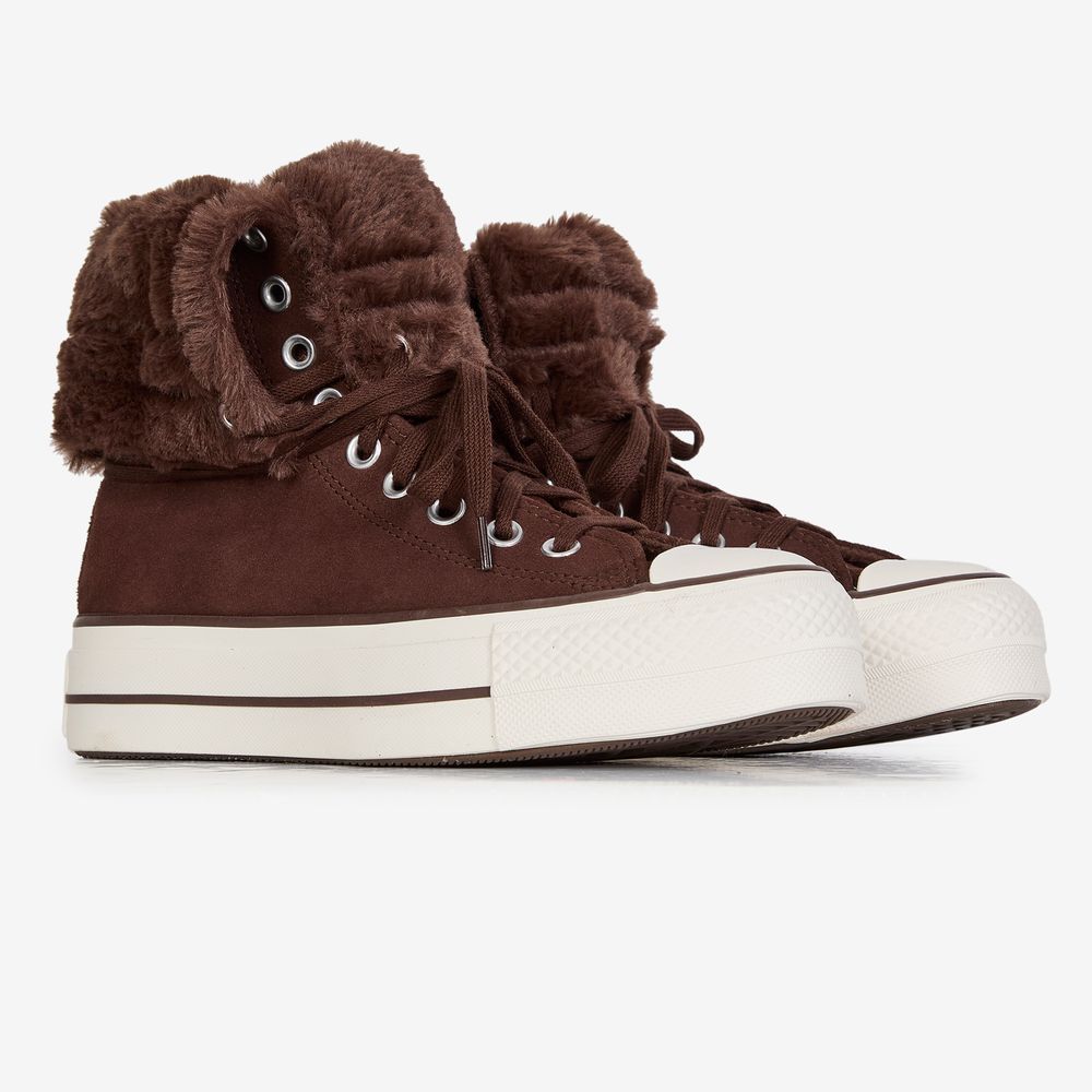 Converse Chuck Taylor Fold-Over Lift - Marron