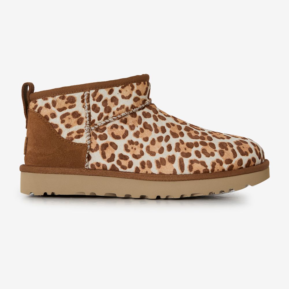 UGG Classic Ultra Mini Cheetah - Beige/marron
