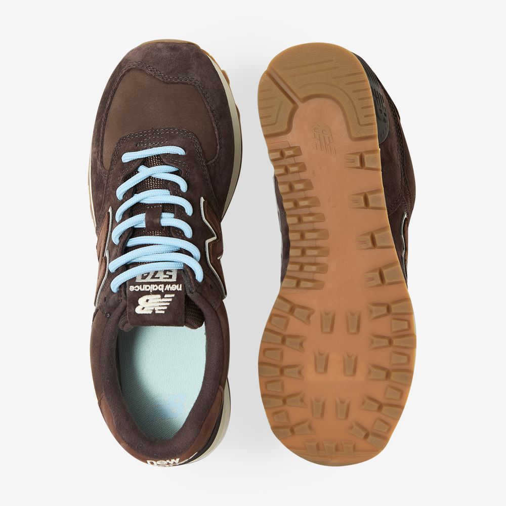 New Balance 574 - Marron/bleu