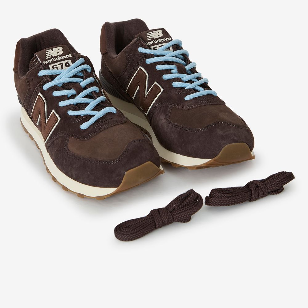 New Balance 574 - Marron/bleu
