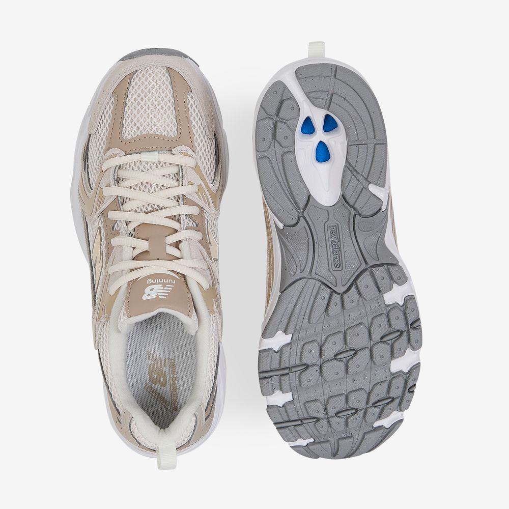New Balance 530 Suede - Beige/blanc