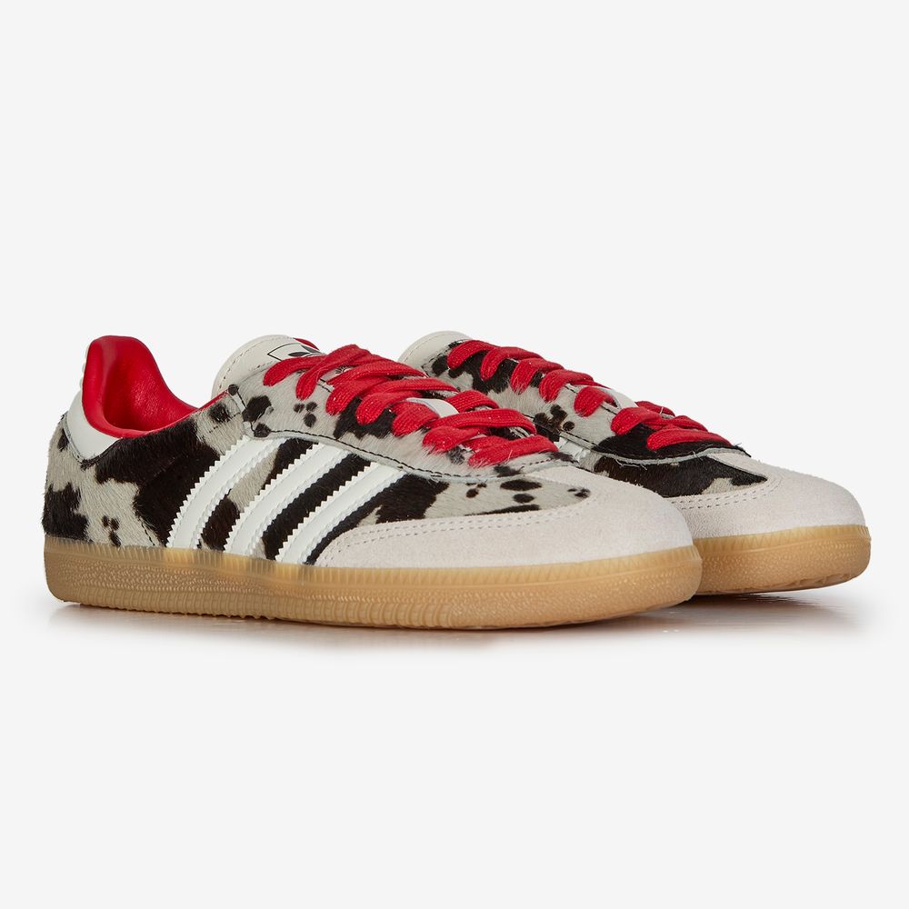 Adidas Originals Samba OG Cow Pony Hair - Marron/rouge