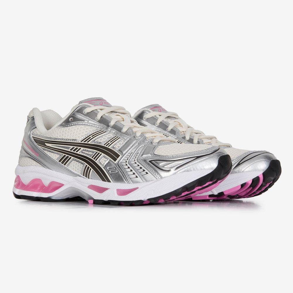 Asics Gel-Kayano 14 - Blanc/argent/rose