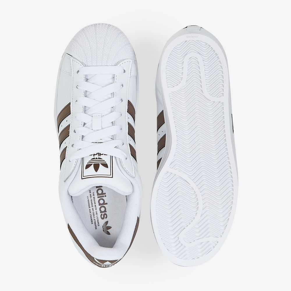 Adidas Originals Superstar - Blanc/marron
