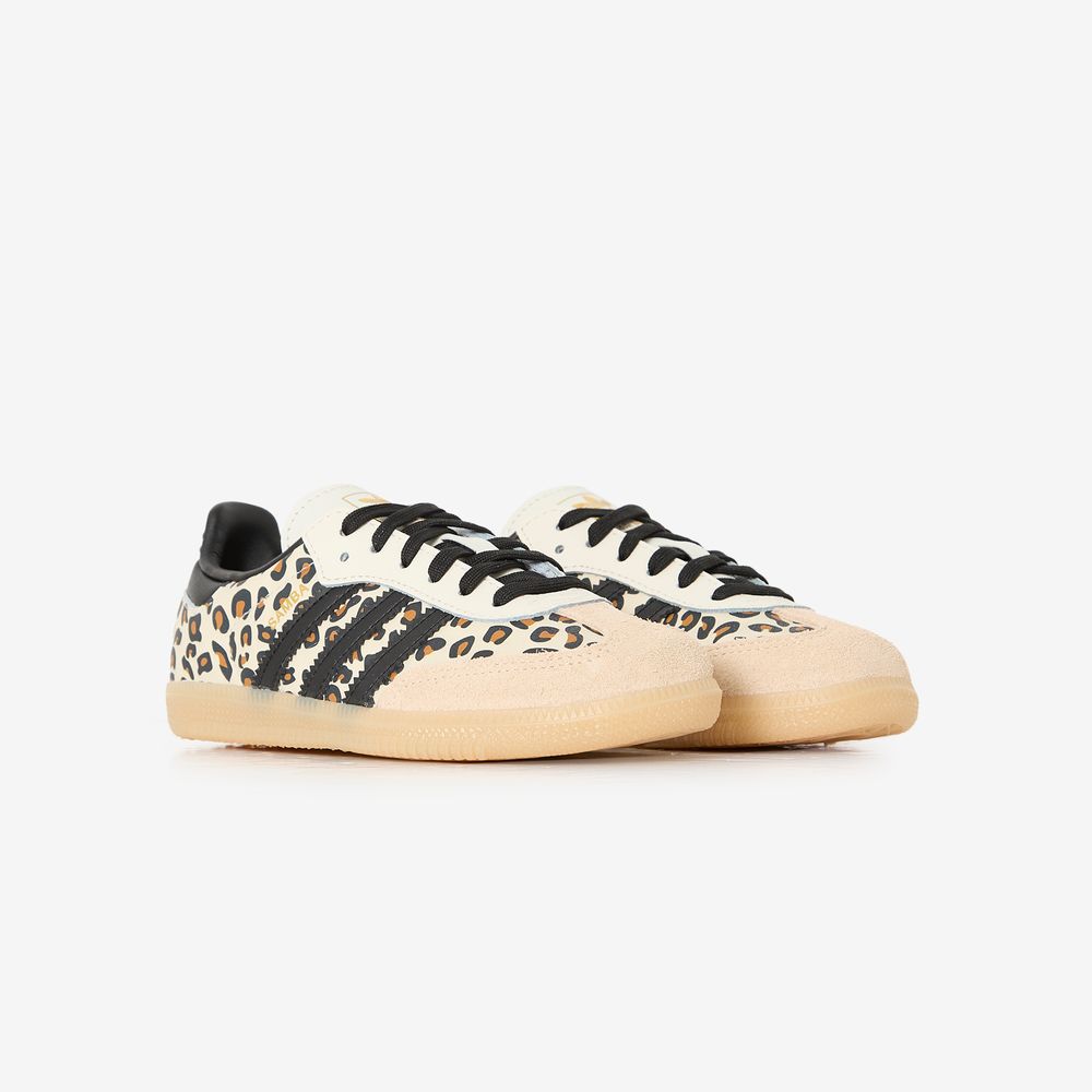 Adidas Originals Samba OG Leopard - Beige/noir