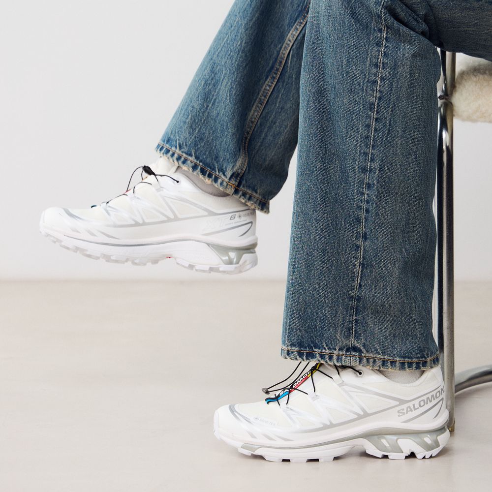 Salomon Xt-6 GORE-TEX - Blanc/argent