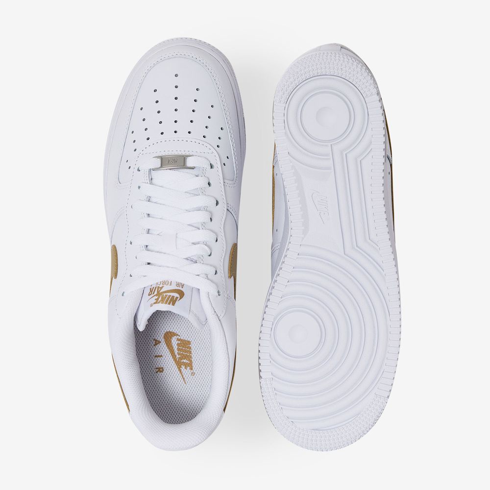 Nike Air Force 1 Low - Blanc/beige