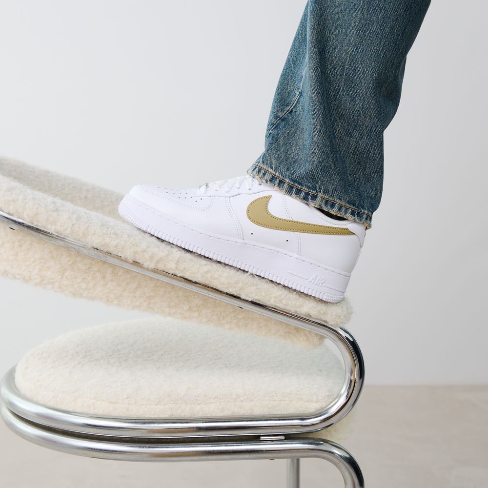 Nike Air Force 1 Low - Blanc/beige