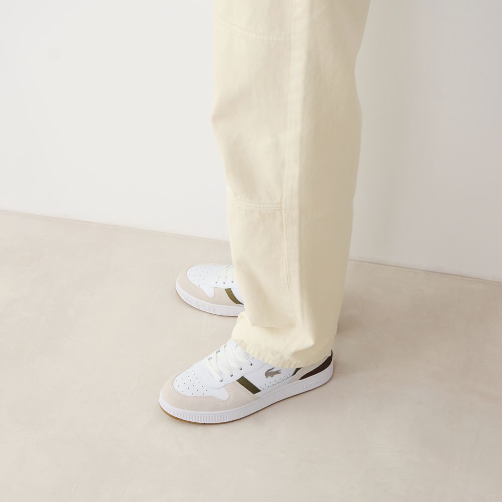Lacoste T-Clip Set - Blanc/kaki