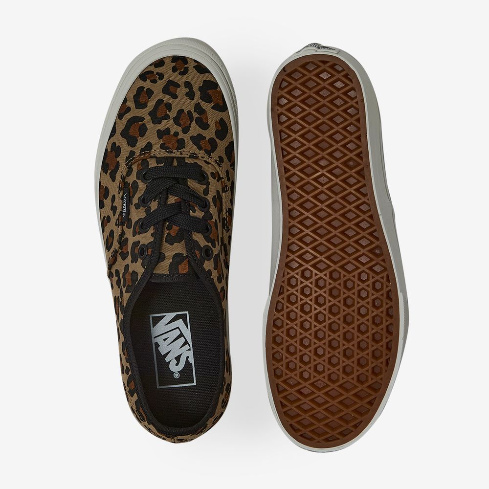 Vans Authentic Leopard - Noir/beige