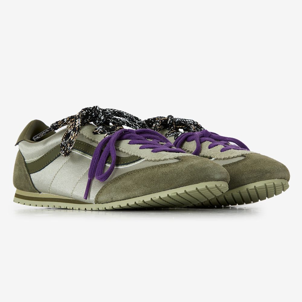 Vans Super Lowpro Double Laces - Vert/noir
