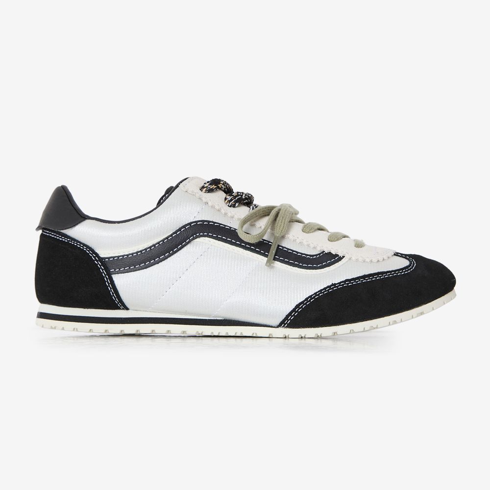 Vans Super Lowpro Double Laces - Blanc/noir
