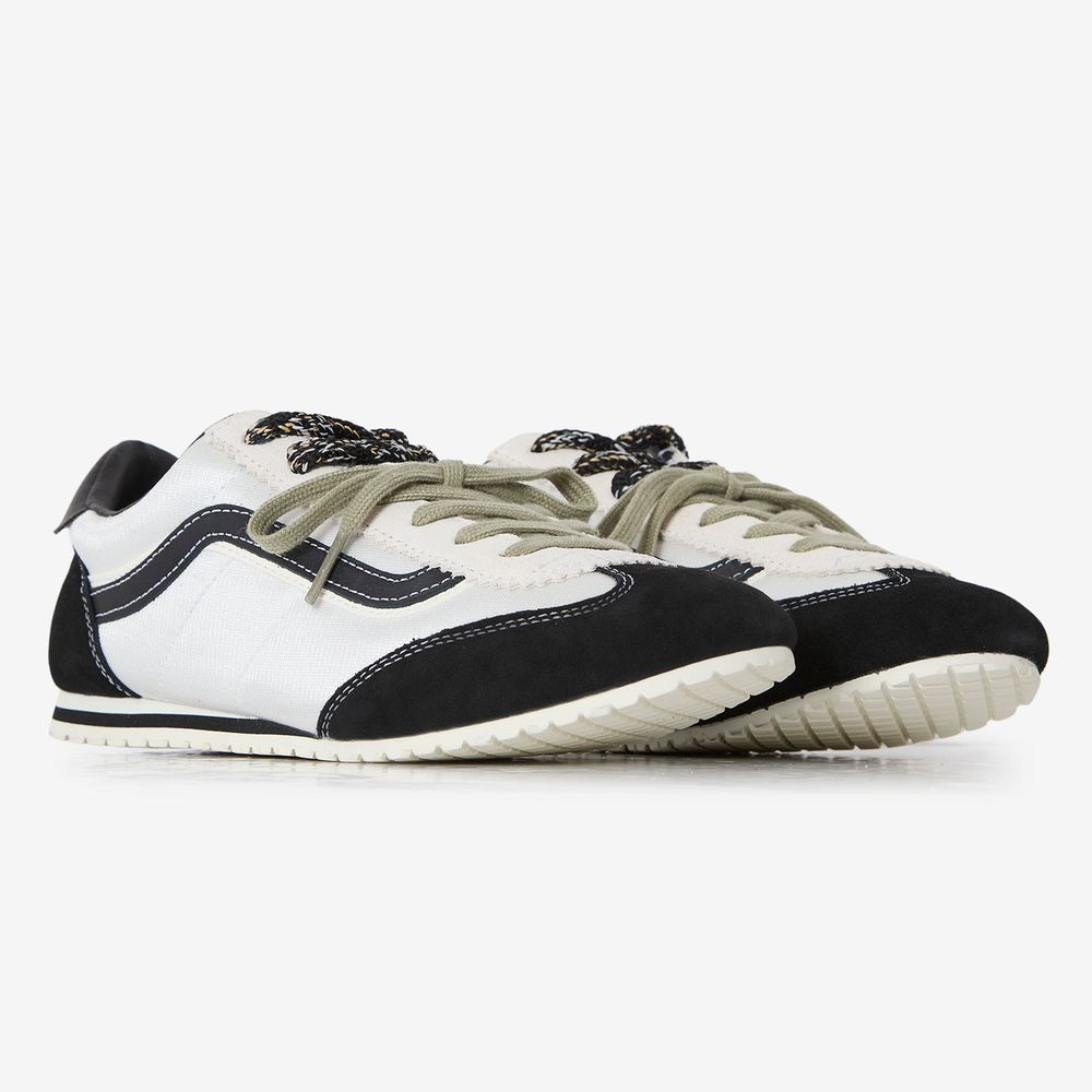 Vans Super Lowpro Double Laces - Blanc/noir