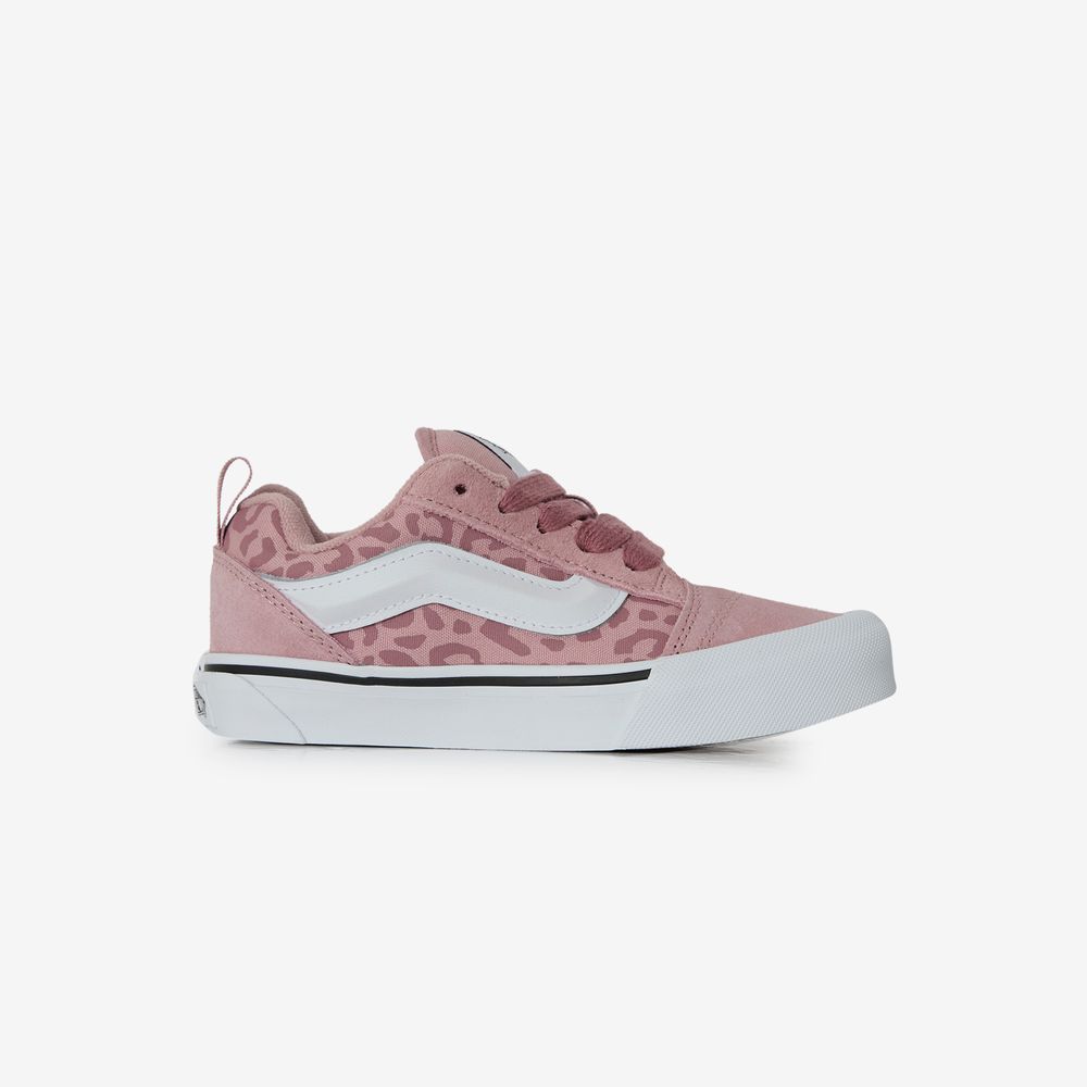 Vans Knu Skool Leopard - Rose/blanc