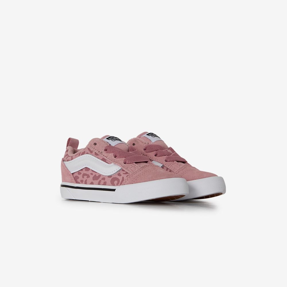 Vans Knu Skool Leopard El - Rose/blanc