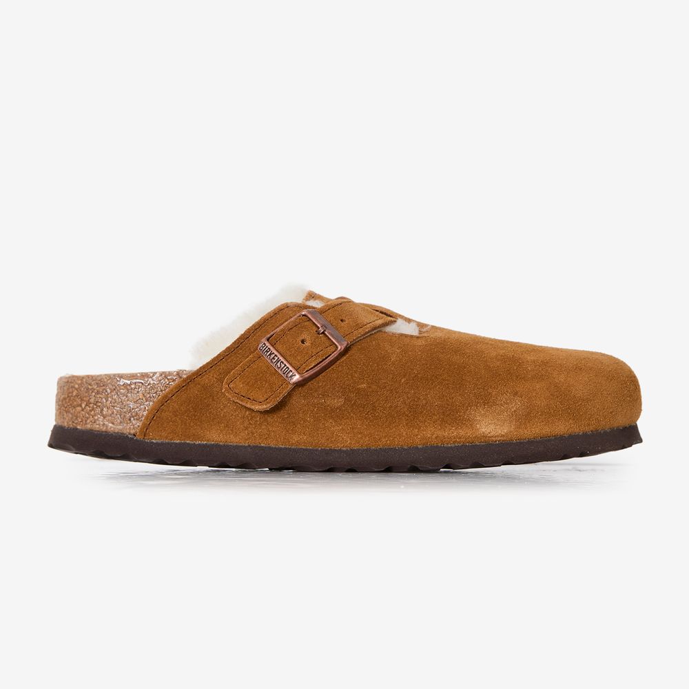 Birkenstock Boston Shearling Mink - Camel