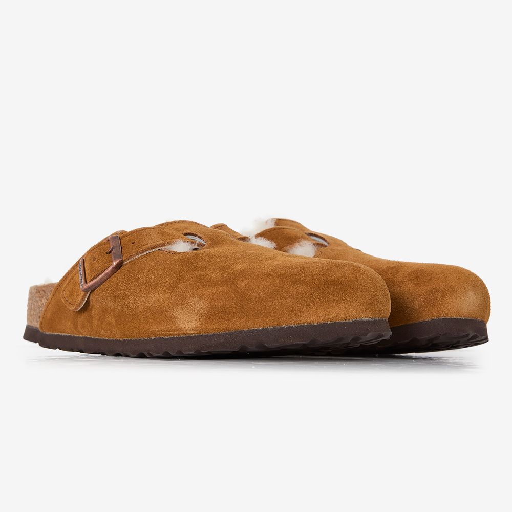 Birkenstock Boston Shearling Mink - Camel