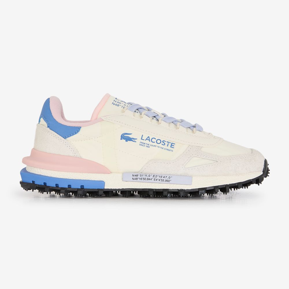 Lacoste Elite Active - Ecru/bleu/rose