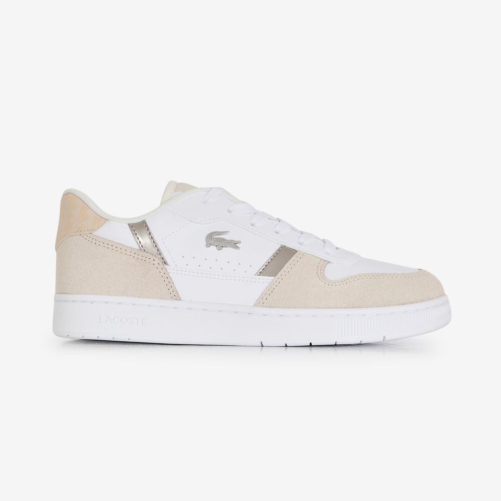 Lacoste T-Clip - Blanc/argent/beige