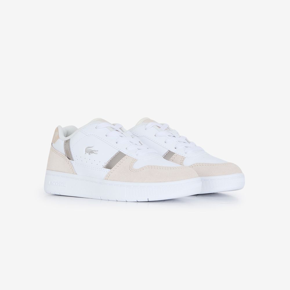 Lacoste T-Clip - Blanc/beige