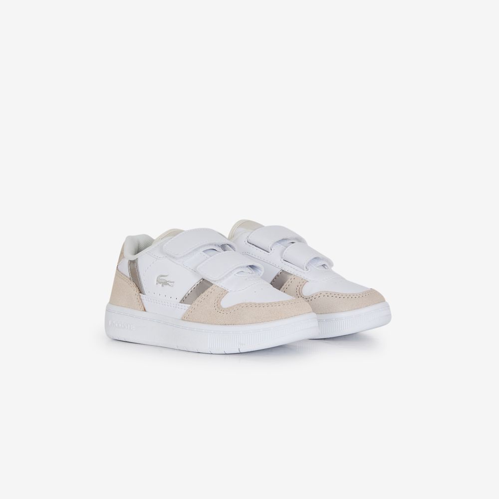 Lacoste T-Clip Cf - Blanc/beige