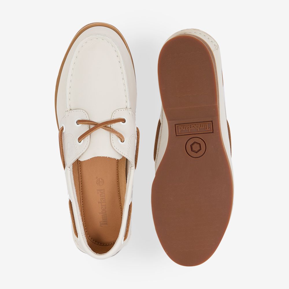Timberland Classic Boat - Blanc