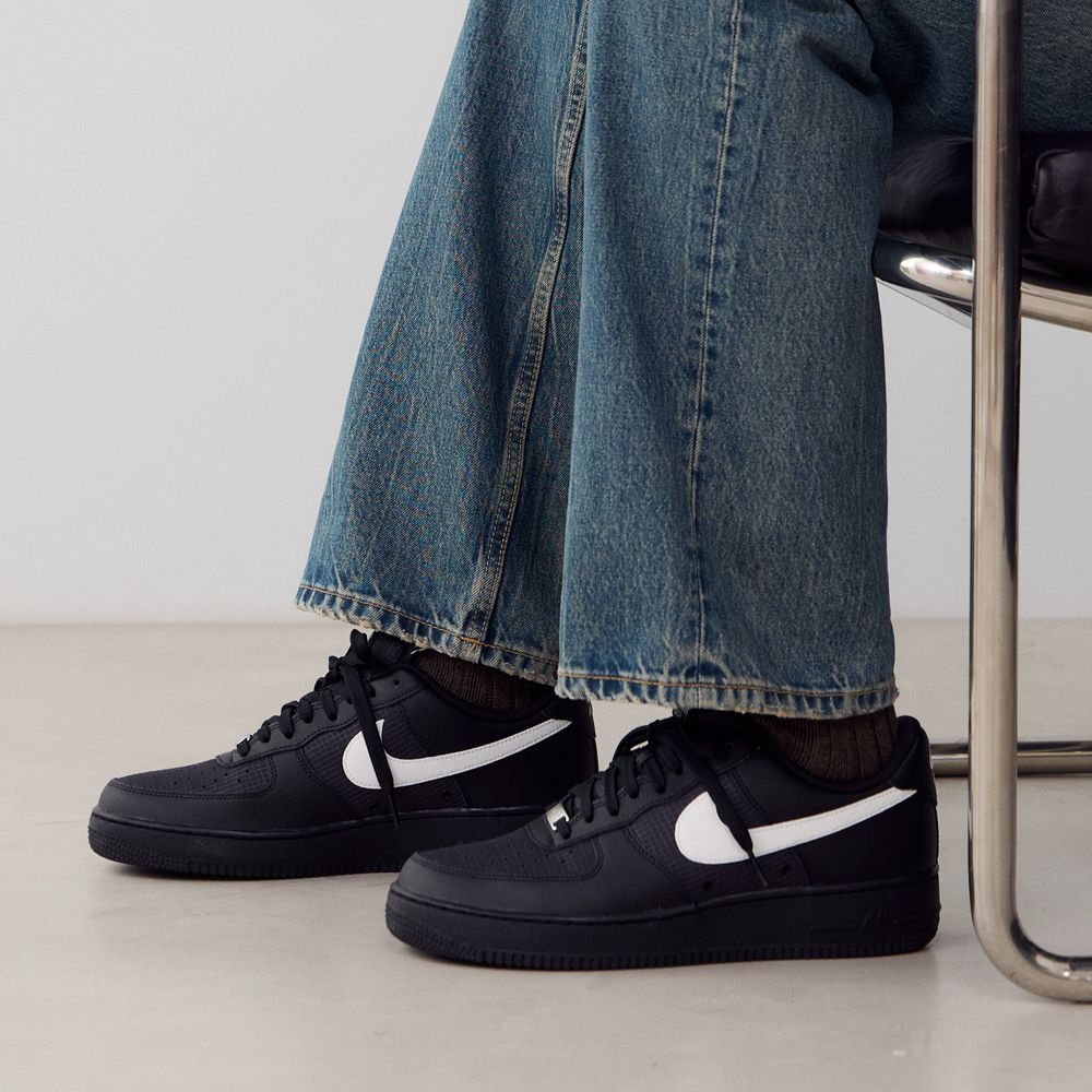 Nike Air Force 1 Low Tech - Noir/blanc