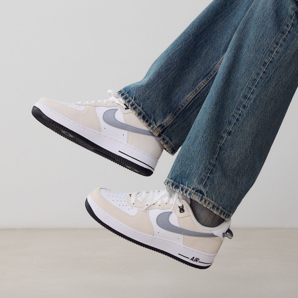 Nike Air Force 1 Low - Blanc/argent