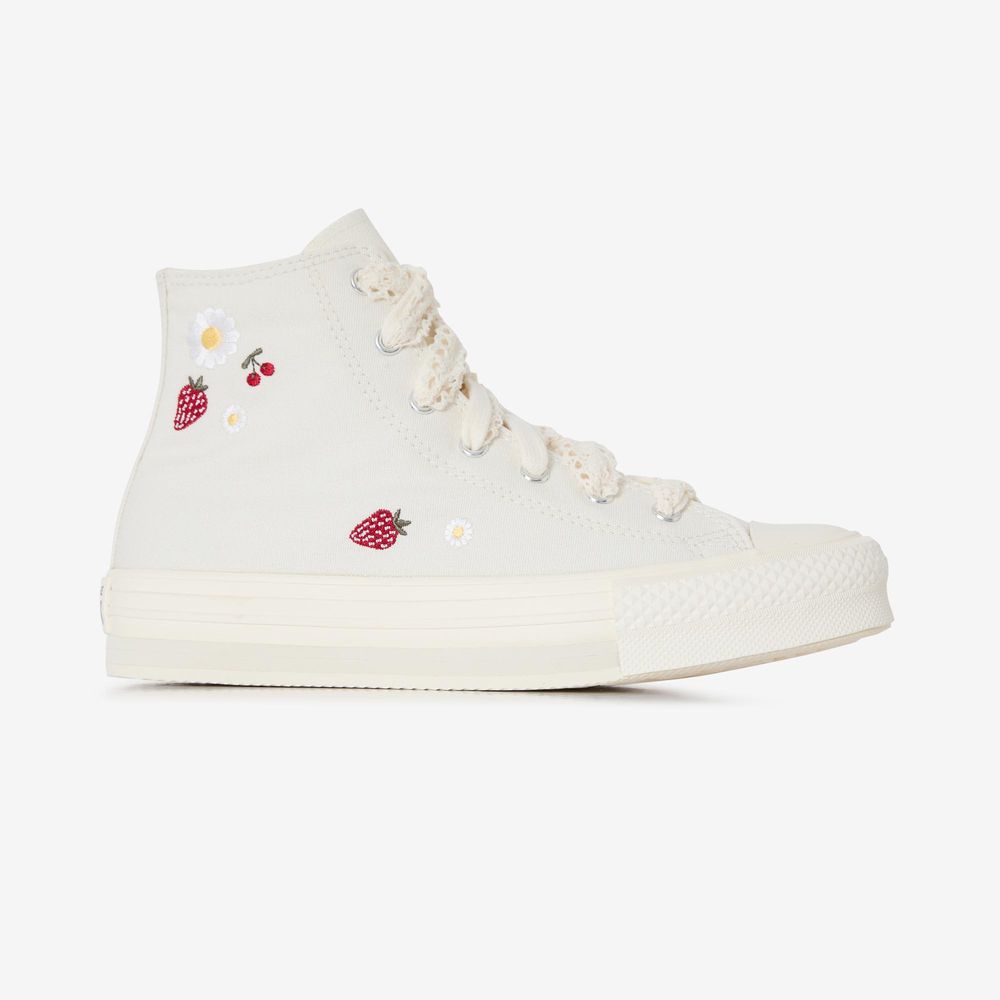 Converse Chuck Taylor Eva Lift Hi Summer - Blanc/multicolore