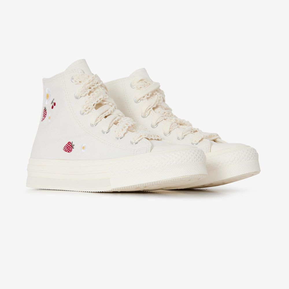 Converse Chuck Taylor Eva Lift Hi Summer - Blanc/multicolore