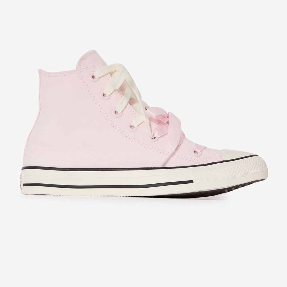 Converse CTAS Hi Double Lacets - Rose