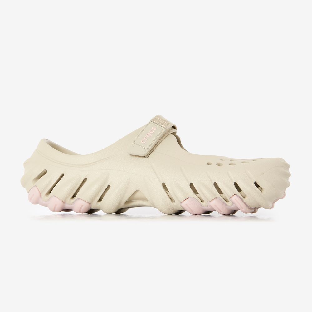 Crocs Echo Mary Jane Clog - Beige/rose