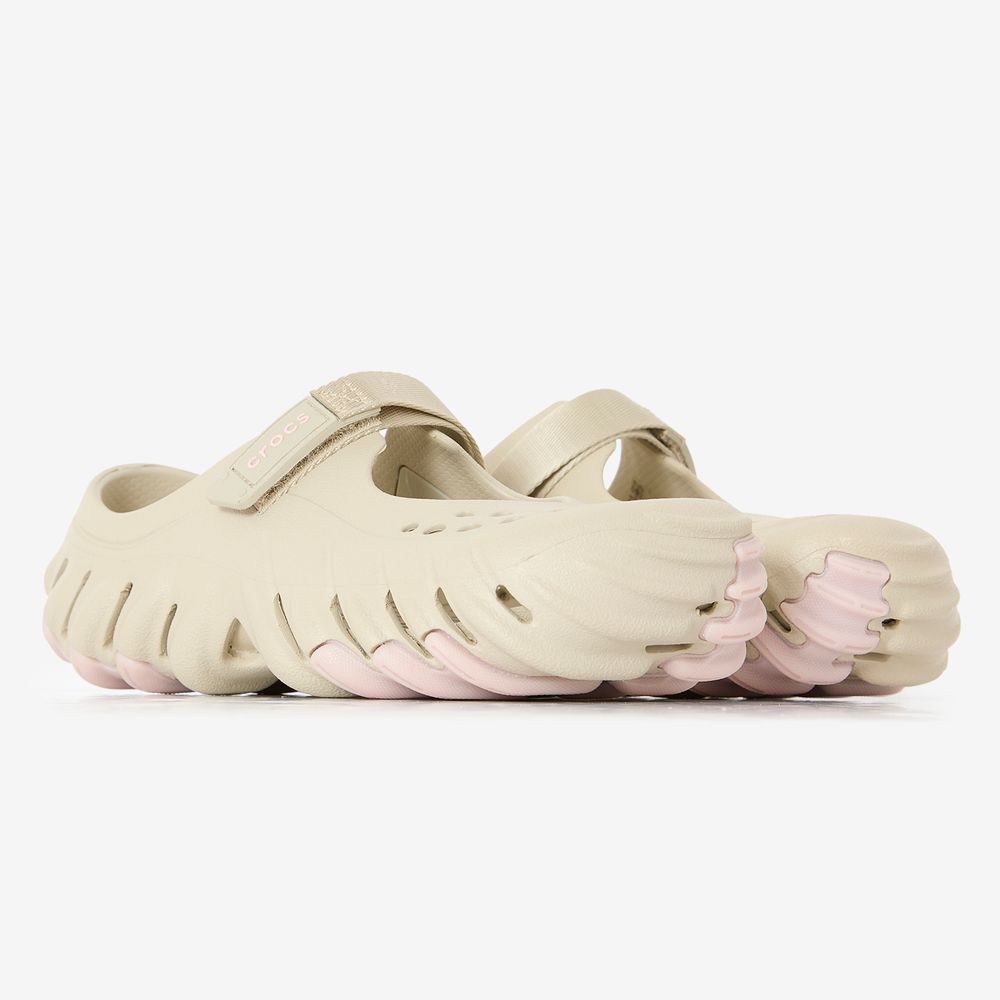 Crocs Echo Mary Jane Clog - Beige/rose