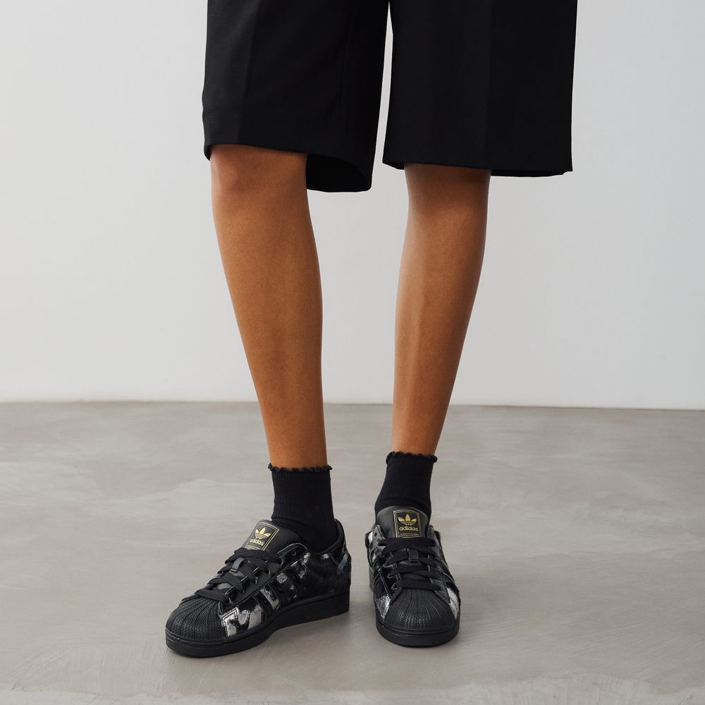 Adidas Originals Superstar II Metallic Pony Hair - Noir/argent