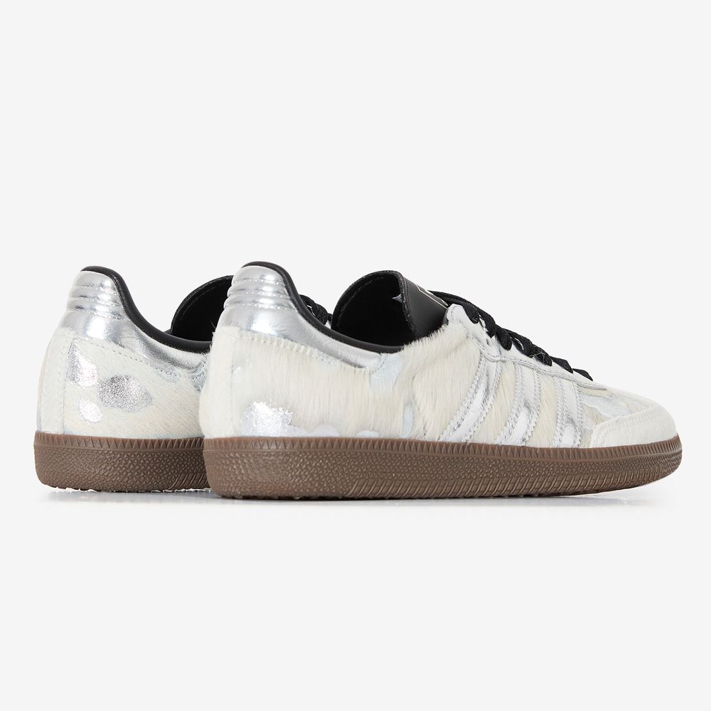Adidas Originals Samba OG Metallic Pony Hair - Beige/argent